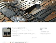 Tablet Screenshot of marcellusnews.com